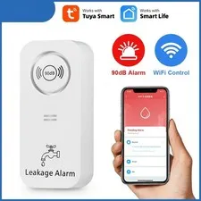 Tuya Wireless Water Sensor Alarm 90db Leak Alert Monitoring Leak Drip Alarm Lot