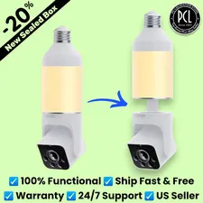 ✅ WYZE Bulb Cam | 2K Color Night Vision with 160° FOV - 1pc ✅