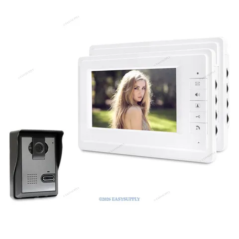 7" Hands-free Video Security Door Phone with IR Night Vision for Home Security