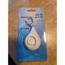Personal Safety Alarm 130dB Keychain SOS Emergency Device White MSA-780 NEW