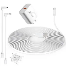 50 ft Camera Extension Cable for Wyze Cam v4, Wyze Cam Pan v3, Wyze OG, Wyze ...