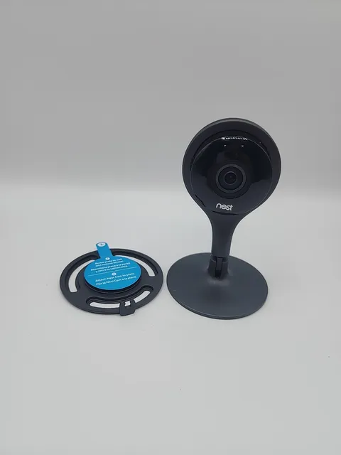 Google Nest Cam A0005 Wireless Indoor Camera w/ Wall Plate *No Power Cable
