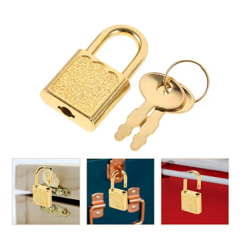 5Sets Antique Style Small Locks with Keys for Wooden Jewelry Box Cabinet