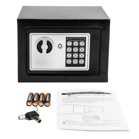 17E Electronic Digital Safe Box Keypad Lock Security Home Office Cash Jewelry US