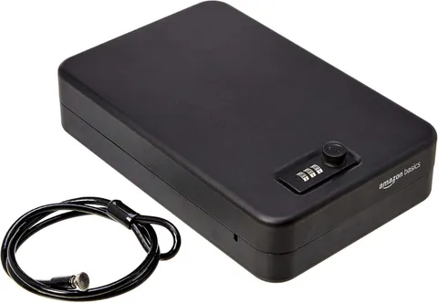 Portable Security Case Lock Box Safe XXL, Combination Lock