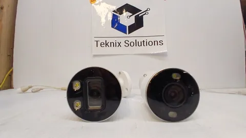 *MIXED LOT OF 2  Lorex 4K  Active Deterrence Bullet Security Cameras *WORKING*