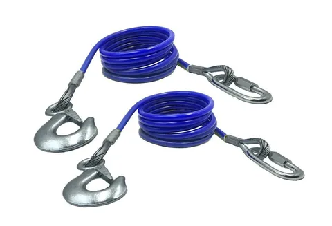 DLLRV Trailer Safety Chains Cables 68 68 inch, Blue 