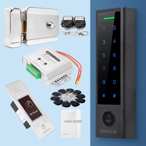 HOMSECUR IP66 Waterproof Protect WIFI RFID Access Control System Kit App Control