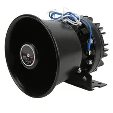 Car Siren Horn, Car Warning Alarm, Car Police Siren, Metal Black Round Cone S...