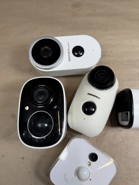 Lot of 5 SECURITY CAMERA Mix Model UNTESTED Ships Fast!