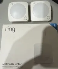 Ring Alarm Motion Detector 2-Pack 2nd Gen Wireless Sensors Used