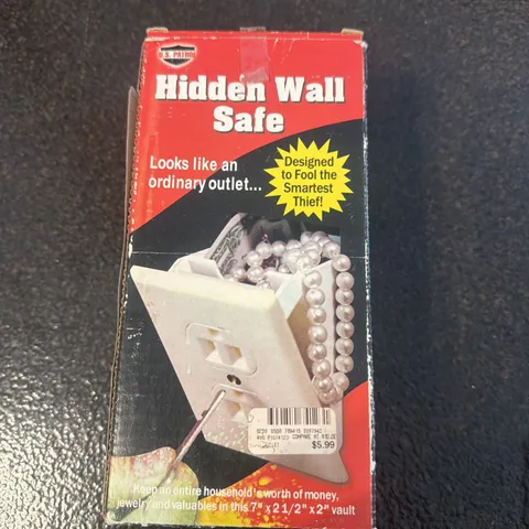 💰Hidden Wall Safe Outlet hidden compartment secret U.S Patrol Thief Control💰