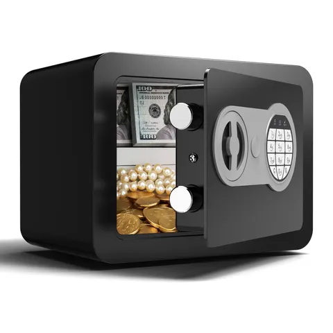 Marcree Small Safe Box with Electronic Keypad, 0.23 Cubic Feet Digital Steel ...