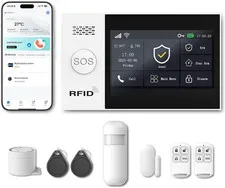 Wifi Wireless Alarm System for Home Security - 24/7 Protection Smart Device | 4.