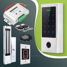 HOMSECUR Weatherproof IP66 APP WIFI Fingerprint PIN Access Control Touch Keypad