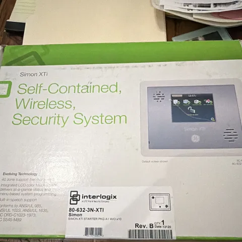 Interlogix Simon XTi Wireless Touchscreen Security System 40-Zone 80-632-3N-XTI
