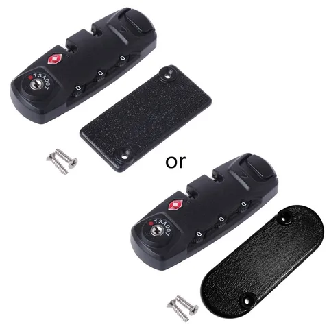 TSA Secure 3 Digit Combination Padlock Lock Luggage Suitcase Travel Code Lock