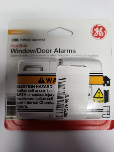 Brand New Sealed GE - 2 Indoor Window Door Alarm Sensor Model 