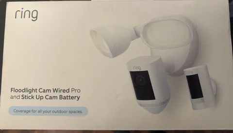 Ring Wired Floodlight Cam Pro New In Box Read