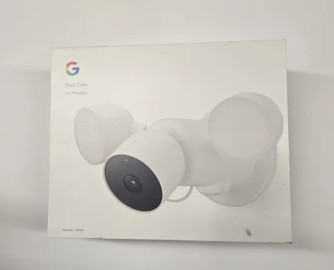 NEW Google 1080p Nest Cam w/ Floodlight Camera & Night Vision (GA02411-US)SEALED
