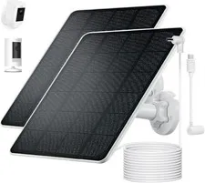 Ring Camera Solar Panel Charger, Compatible with Stick Up Camera, Stick Up Cam P