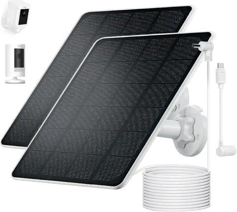 Ring Camera Solar Panel Charger, Compatible with Stick Up Camera, Stick Up Cam P