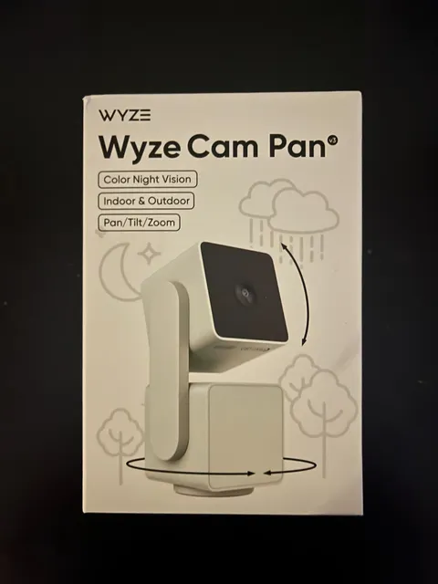 Wyze Cam Pan v3 Indoor/Outdoor Security Camera – Brand New Sealed – 360° Pan & 1