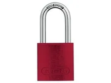 ABUS Mechanical 72/40mm Aluminium Padlock 40mm Long Shackle Red Keyed Alike TT0
