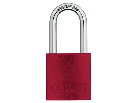 ABUS Mechanical 72/40mm Aluminium Padlock 40mm Long Shackle Red Keyed Alike TT0