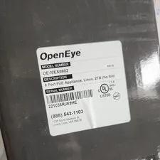 OpenEye OE-MEX0802 8-Port Cloud-Managed Appliance with Built-in PoE, Linux, 2TB