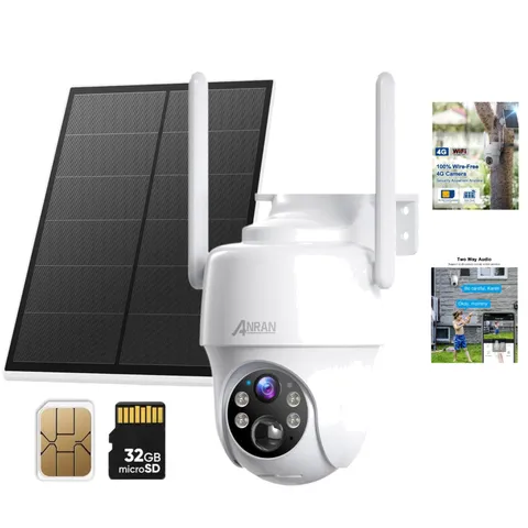 Solar-Powered Outdoor Security Camera | Smart Detection & Alerts Included
