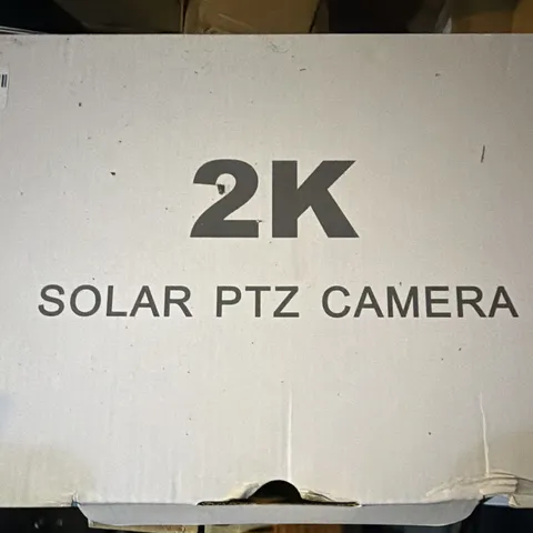 2K Solar Powered 4G PTZ Outdoor/Weatherproof Security Camera, Black