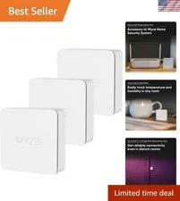 Advanced Climate Sensor 3-Pack for Accurate Home Temperature & Humidity Tracking