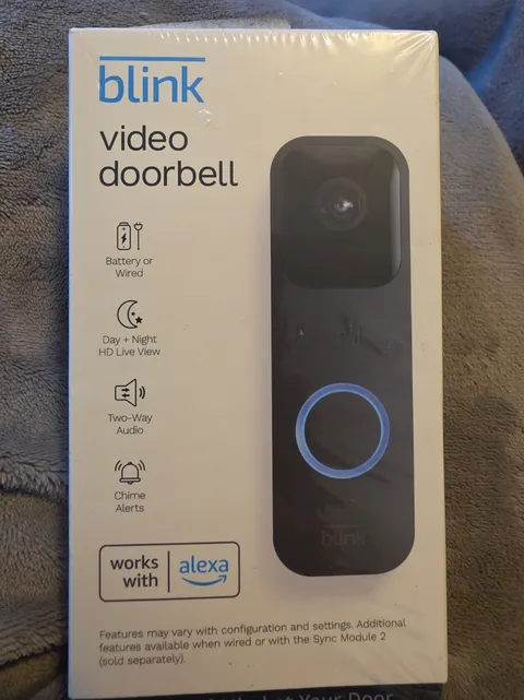 Blink Video Doorbell Security Camera New In Box