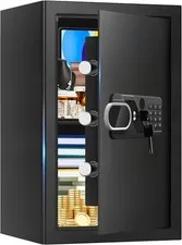 Luxury Home Safe with Programmable Keypad, Fireproof Design & Alarm Protection