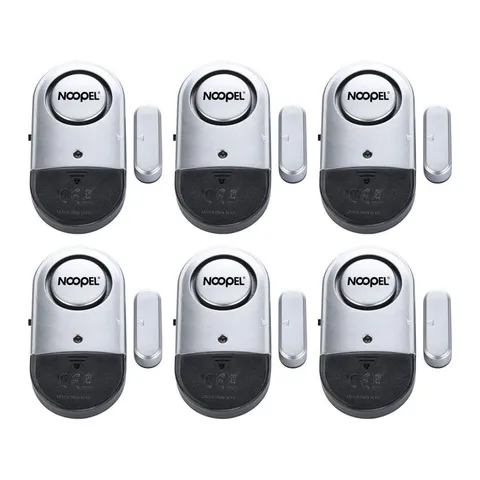 Door Alarms for Kids Safety, 6 Pack 120dB Pool Alarm Sensor for Doors and Win...