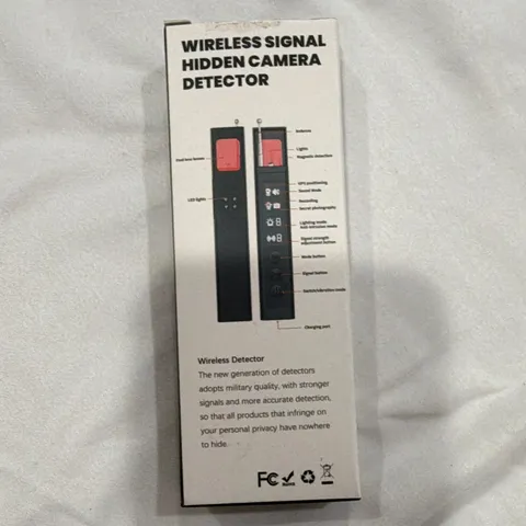 Wireless Signal Hidden Camera Detector, Wireless, Indoor Only, Black