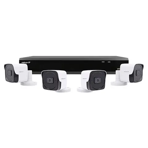 4 Channel Bullet Complete CCTV System, 1TB