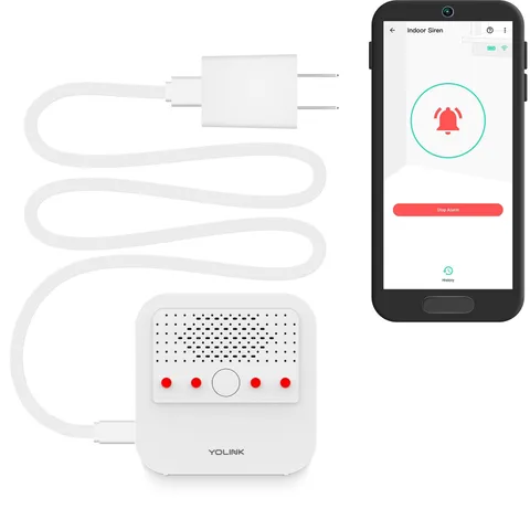 Smart Siren Alarm, Loud 110 dB, Wireless Security Siren for Home Security/Int...