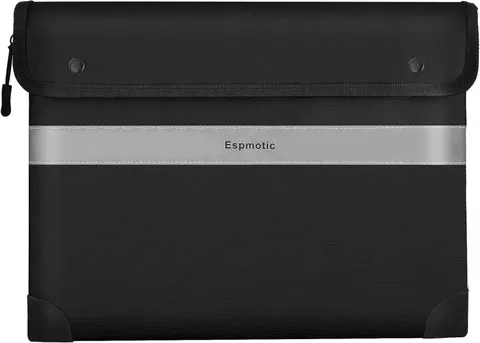 Fireproof Document Bag – 5200°F Heat-Resistant, 14.2" X 10.6" Waterproof Money P