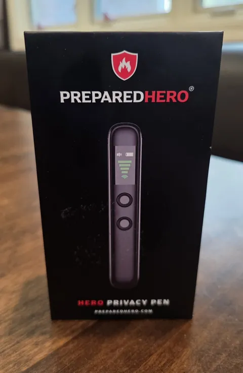 Prepared Hero Privacy Pen Hidden Camera Detector Anti Spy GPS Tracker