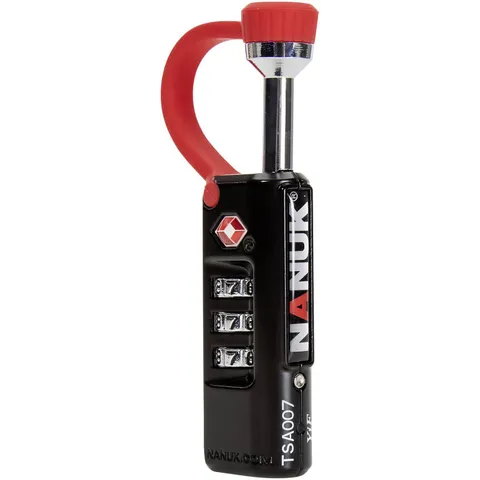 NANUK 900-TSA Black/Red Combination Lock Tsa Approved for Security