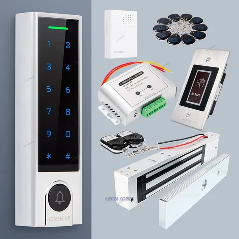 HOMSECUR IP66 APP WIFI RFID Access Control Set Waterproof 280KG Magnetic Lock