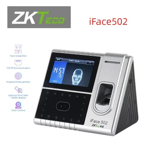 ZKTeco iFace502 Standard Face Fingerprint Access Identification Time Attendance
