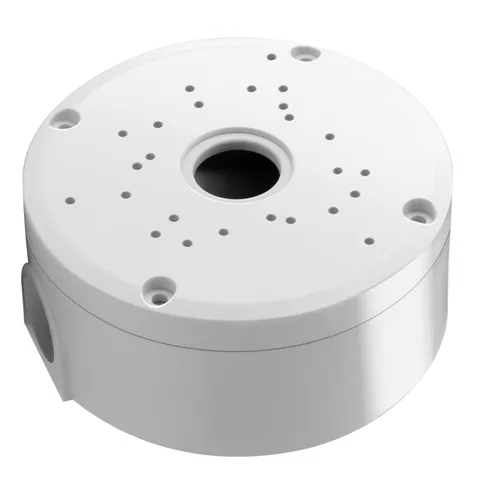 White Junction PC Box CCTV Bullet Dome Camera Wall Mount Bracket