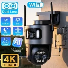 4K 4MP Security Camera Wireless Home Camera Pan & Tilt WiFi 2.4/5GHz Auto Track