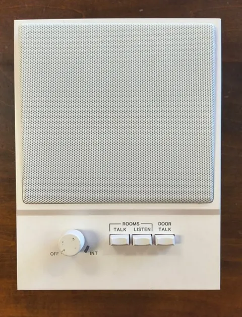 AudioTech Intercom Model S56W White Room Station Speaker