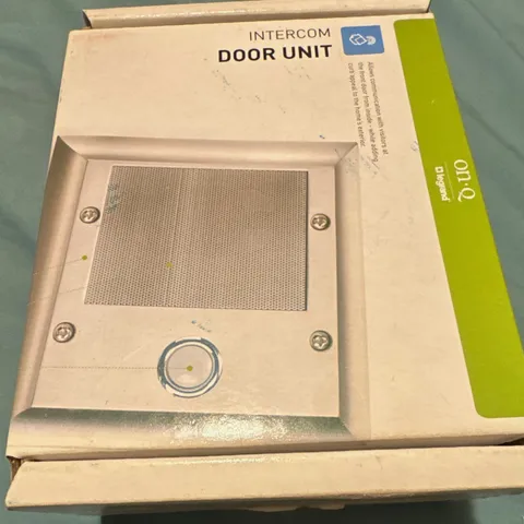 On-Q Intercom Door Unit Weather-Resistant Backlit Button Hands-Free Reply F7596