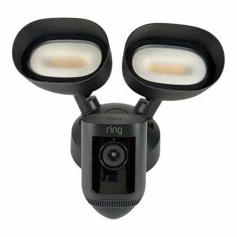 Ring 5B28S4 Floodlight Cam Wired Pro Outdoor Smart Home Security Camera - Black