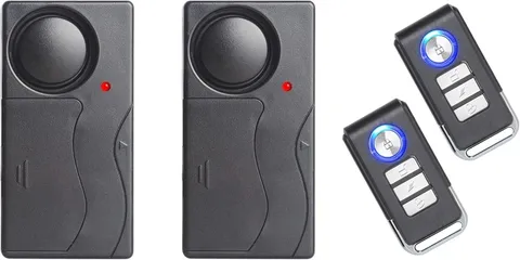2 Packs Anti-Theft Vibration Alarm, 110Db Loud Sensitivity Adjustable Motion Sen